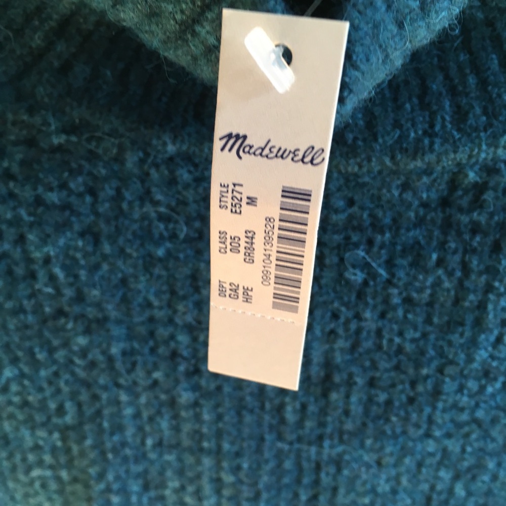 Madewell Waffle Stitch Turtleneck Sweater